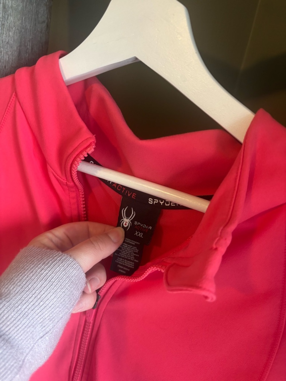Spyder Long Sleeve Yoga Zip-Up Jacket - Picture 5 of 7